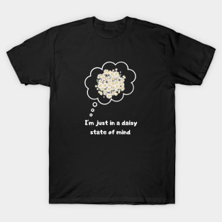 Daisies Flora Minimalist Retro Vintage Positive T-Shirt